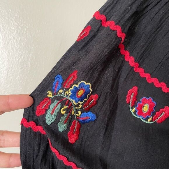 Anthropologie Velvet by Graham & Spencer Black Loane Tunic Dress XS NWT - Picture 5 of 11